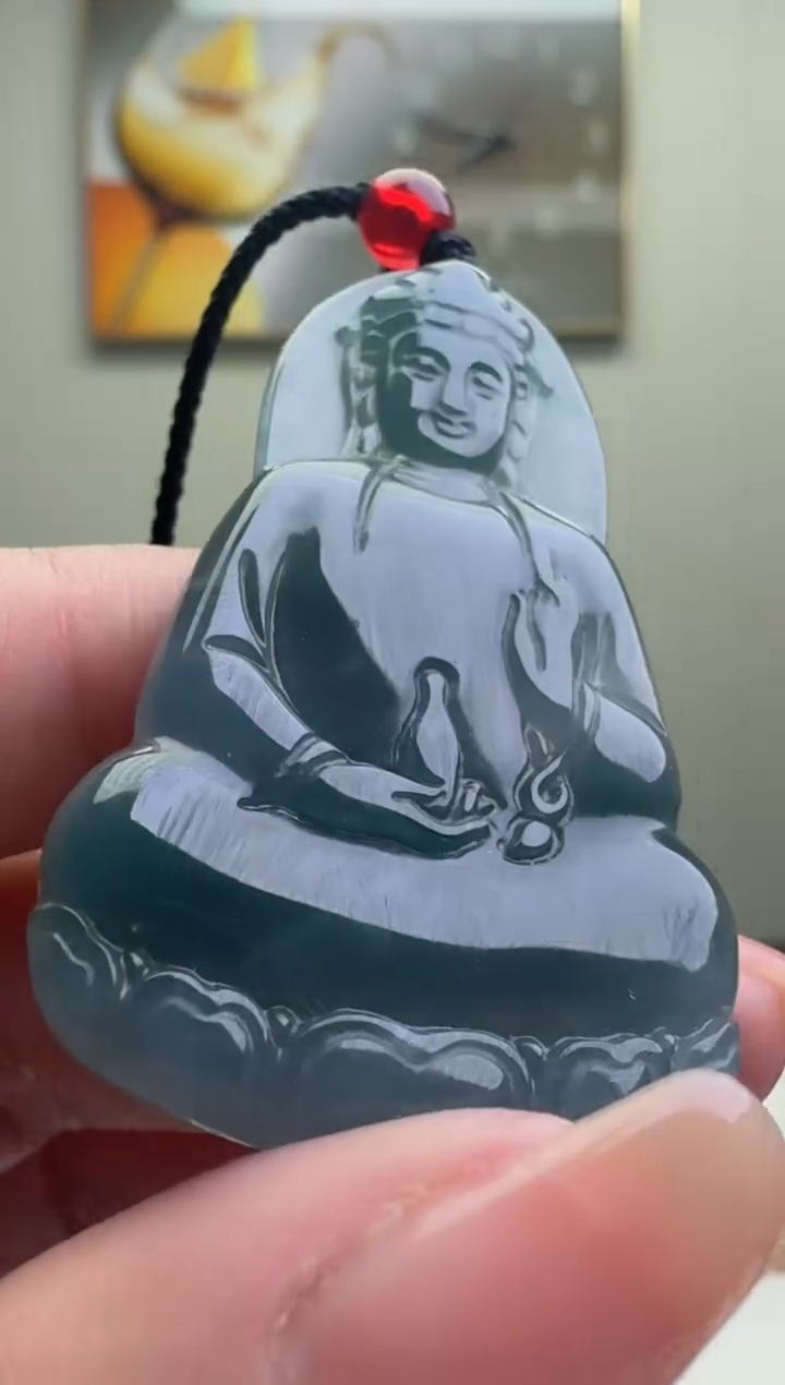 颈饰未镶嵌翡翠天然A货翡翠 多样性随机发其一