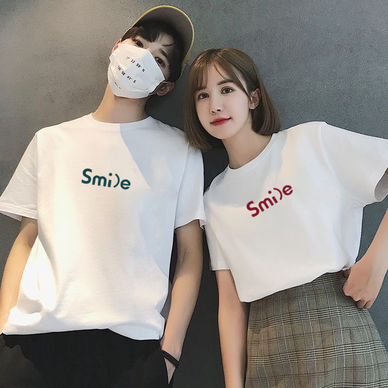 新中式夏天情侣服韩系情侣装夏装新款美式潮流高级感短袖T恤班服