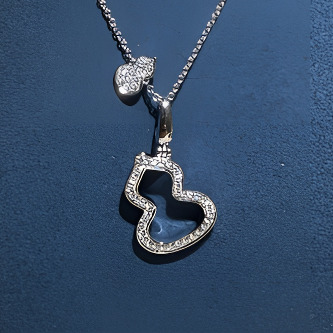 实验室培育钻石福禄双全葫芦吊坠【闪耀钻石】铂金镶嵌