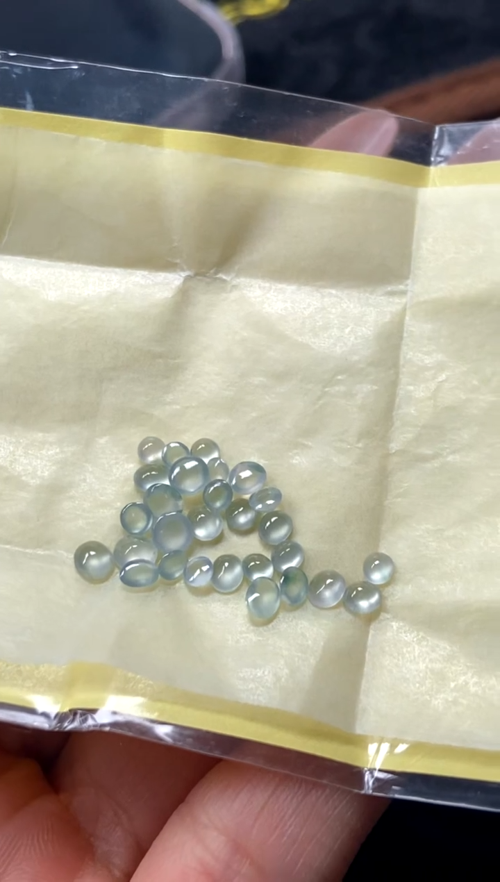 未镶嵌定制翡翠16天然缅甸A货翡翠蛋面