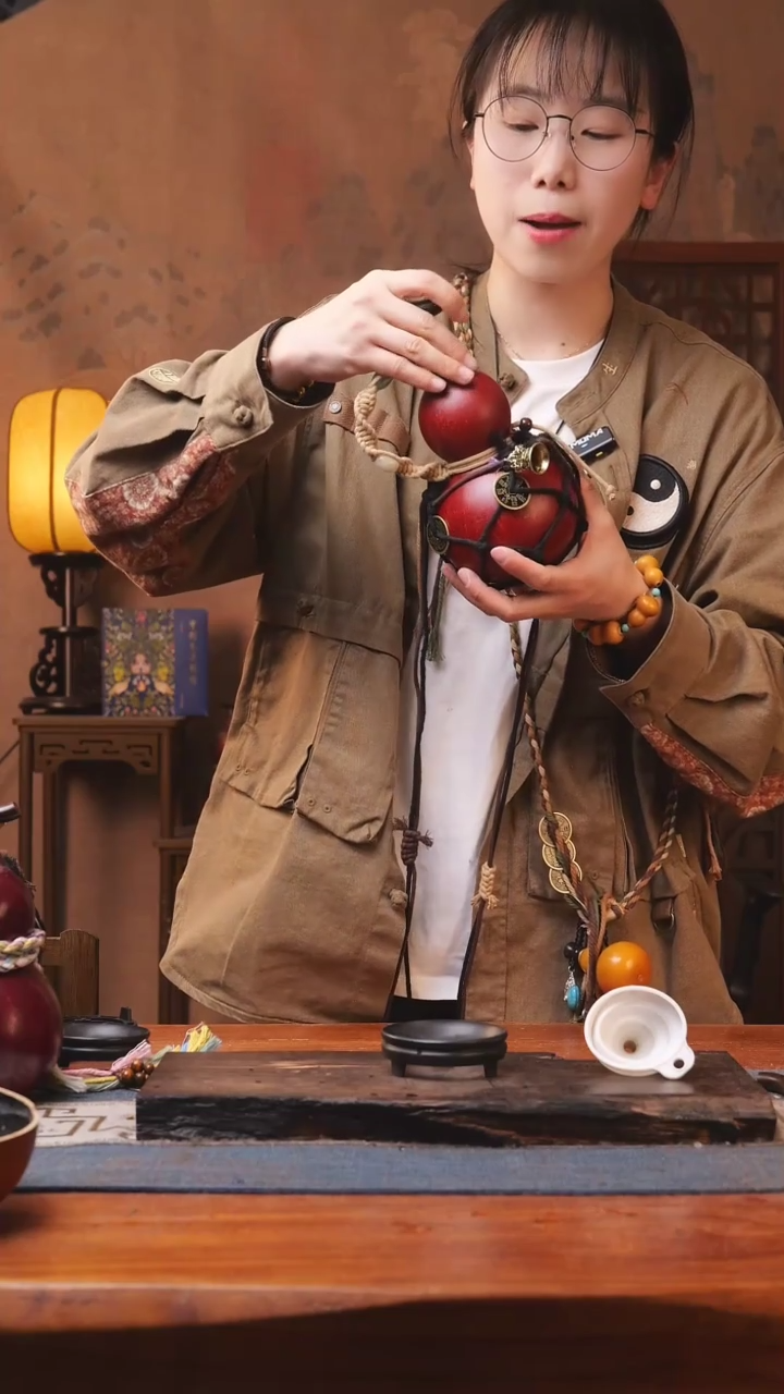 【闪购商品】217号精品大漆葫芦防腐防渗装水茶酒