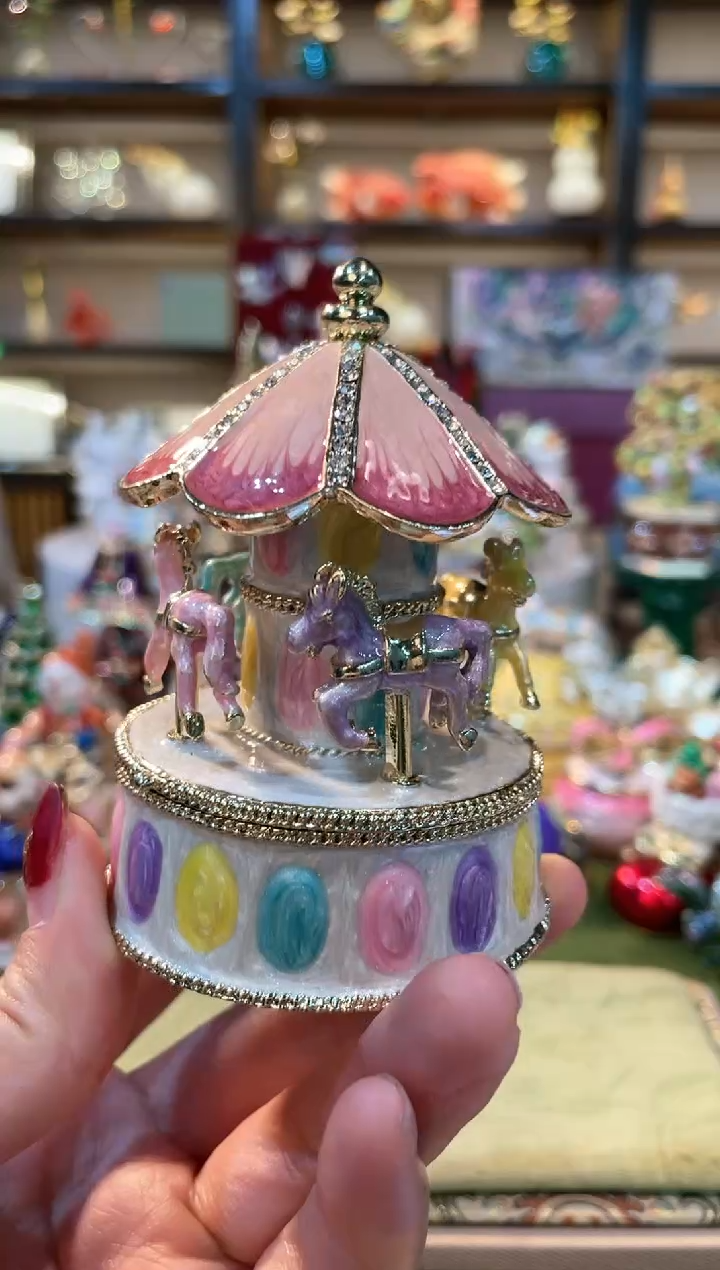 【闪购商品】精致珐琅彩首饰盒