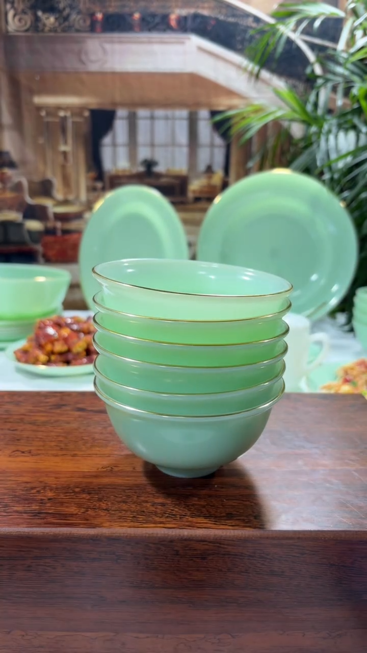 【闪购商品】... 4.5英寸玉瓷碗6个口径11.5厘米