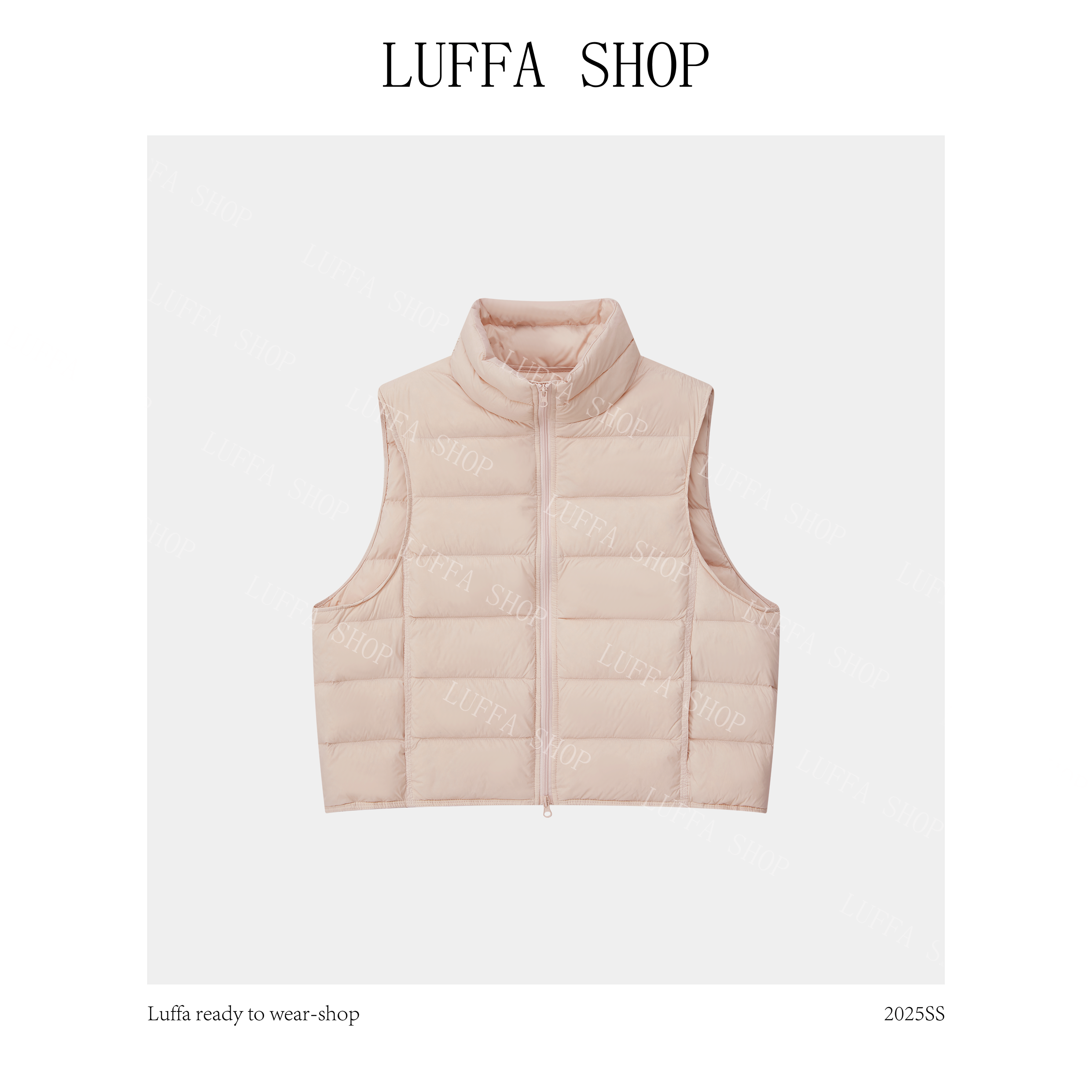 【Luffa shop】“时髦少女”韩版休闲设计百搭羽绒马甲YR20251028