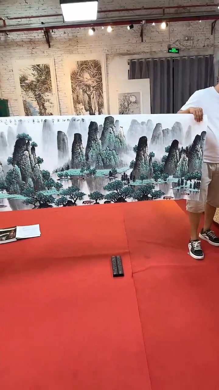 国画国画字画姐姐真美丽