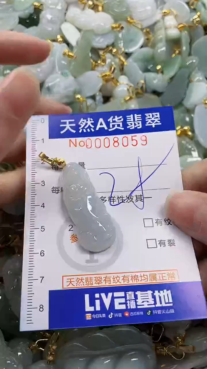 颈饰未镶嵌翡翠天然A货翡翠