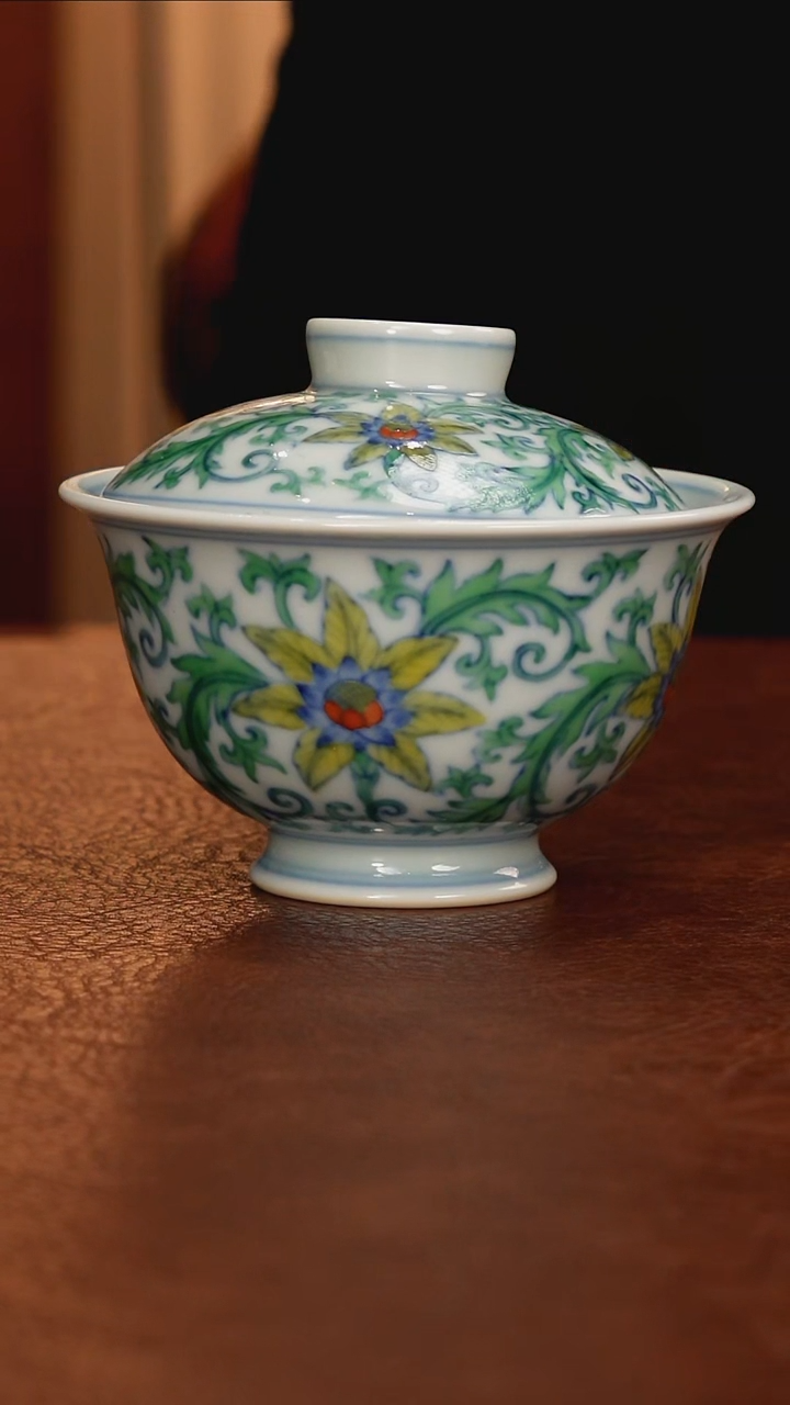 景德镇瓷器，青花瓷手绘茶具~