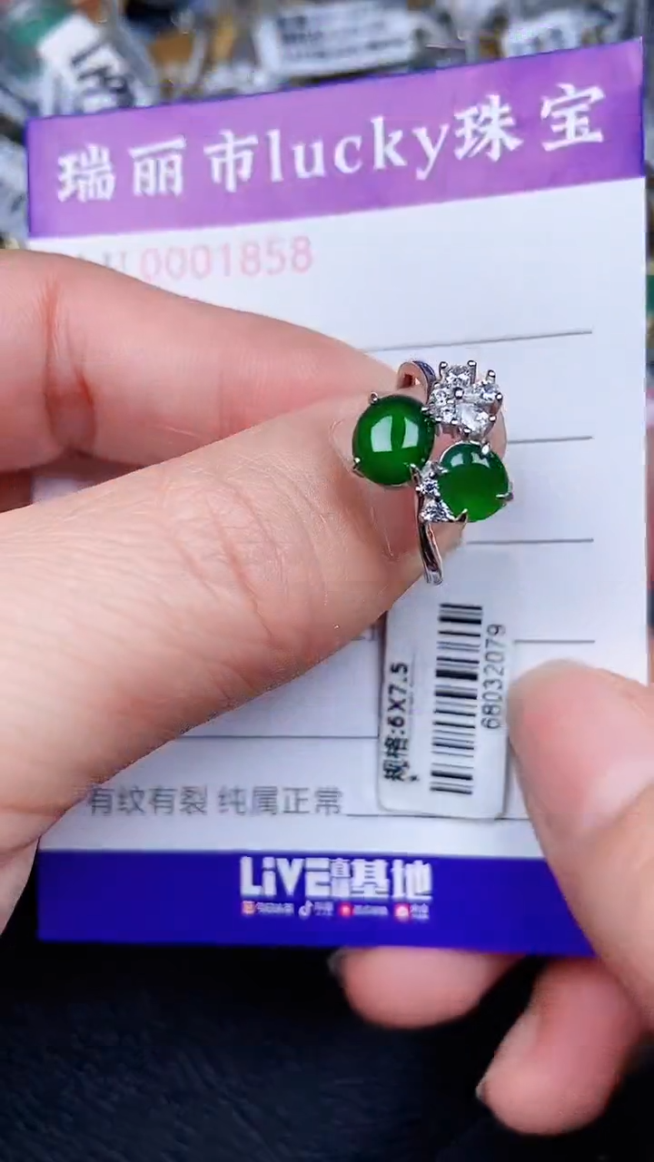 颈饰银S925镶嵌翡翠1858