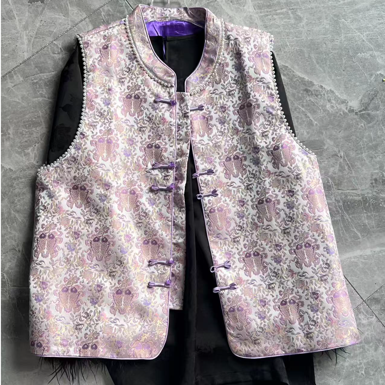 大码国风马甲新中式