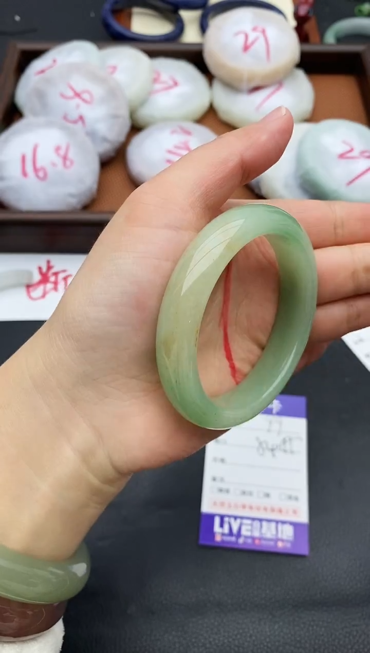 未镶嵌手镯石英质玉99+54/55