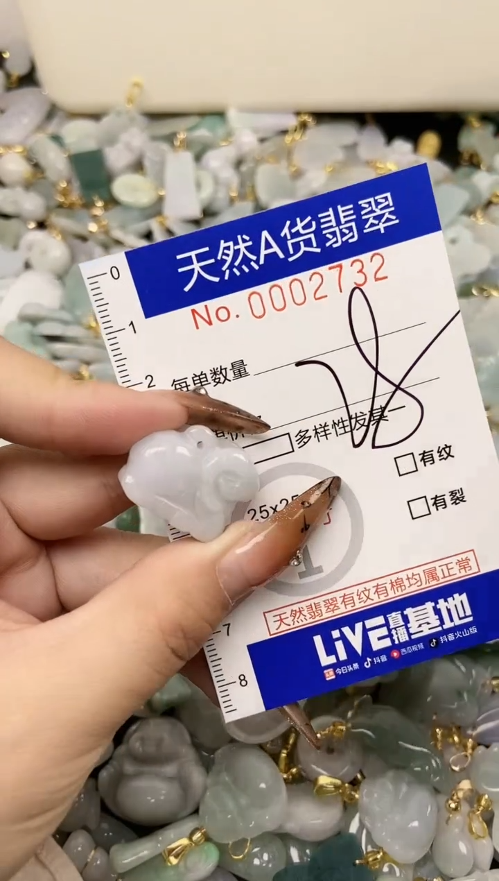 【闪购商品】翡翠颈饰未镶嵌天然A货翡翠