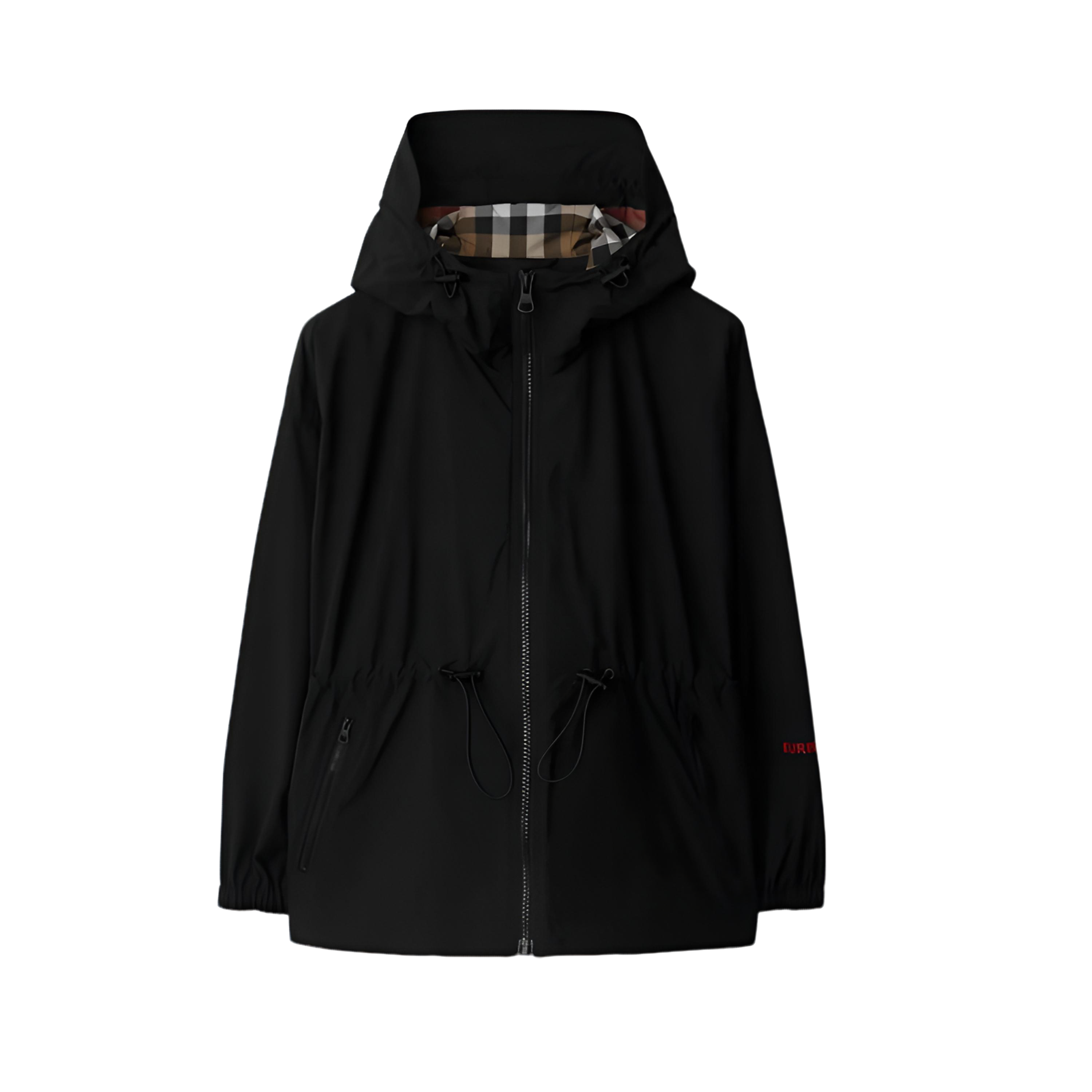 BURBERRY/博柏利(香港发)抽绳收腰连帽风衣外套  bm
