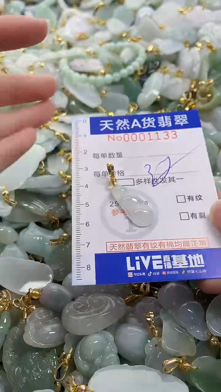 颈饰未镶嵌翡翠纯天然a货翡翠