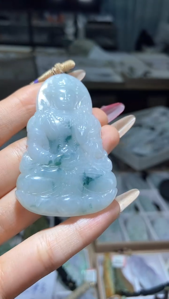 【闪购商品】翡翠颈饰未镶嵌天然缅甸翡翠A货未镶嵌