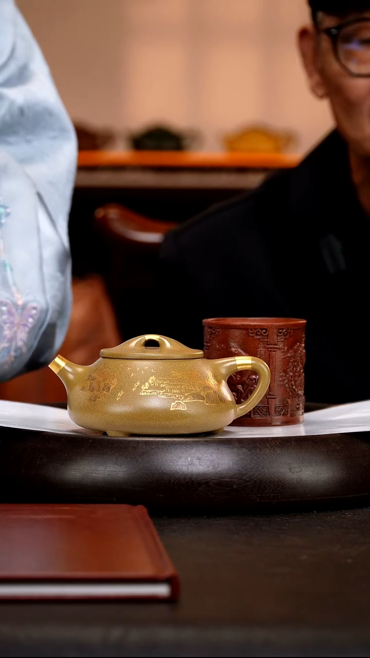 茶壶紫砂GHR33 景舟石瓢  沉香泥  270cc