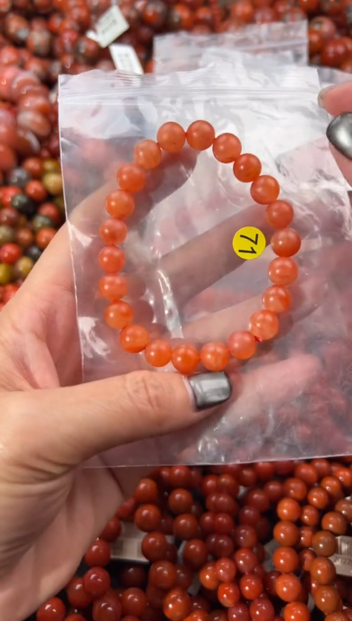 未镶嵌手串南红玛瑙8+