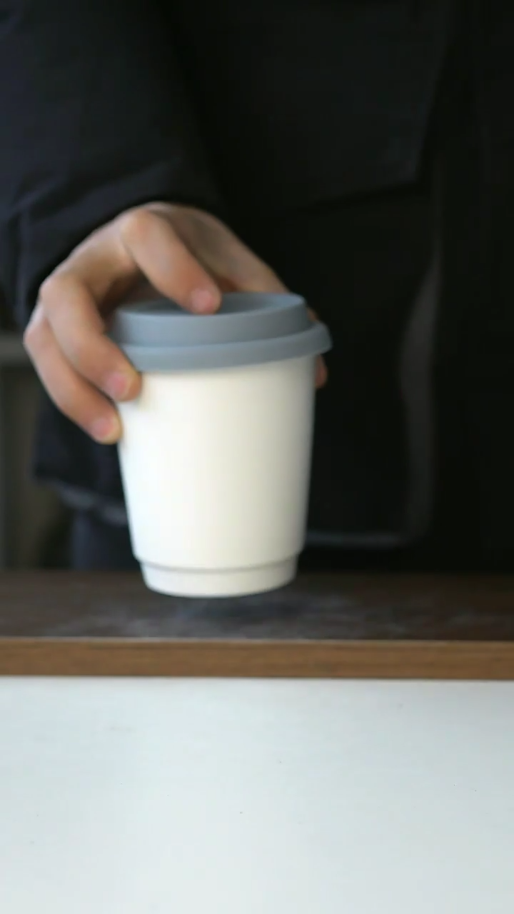 【闪购商品】陶瓷极简白可乐杯@4-2@微瑕