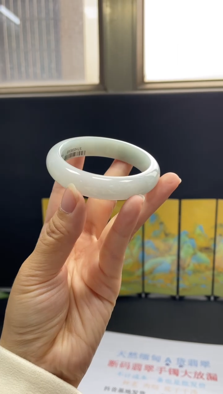 未镶嵌手镯翡翠06#天然缅甸A货翡翠手镯52-53圈口