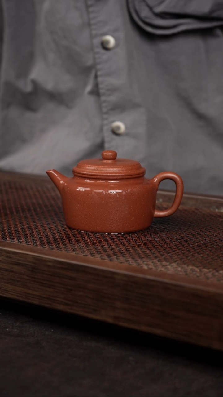【闪购商品】紫砂茶壶红降坡剑流德钟+矿标证书