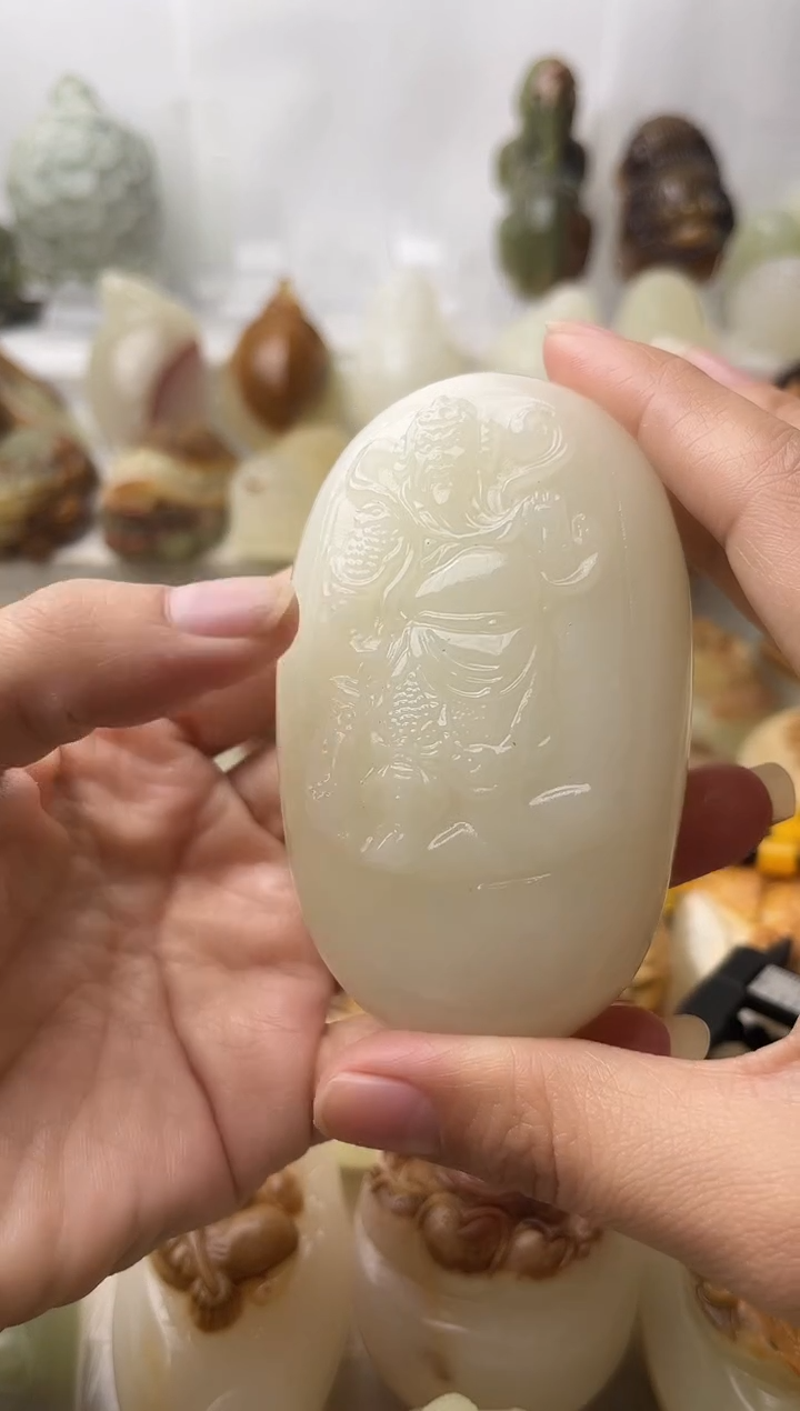 石材古青石棉纹正常不退换关公