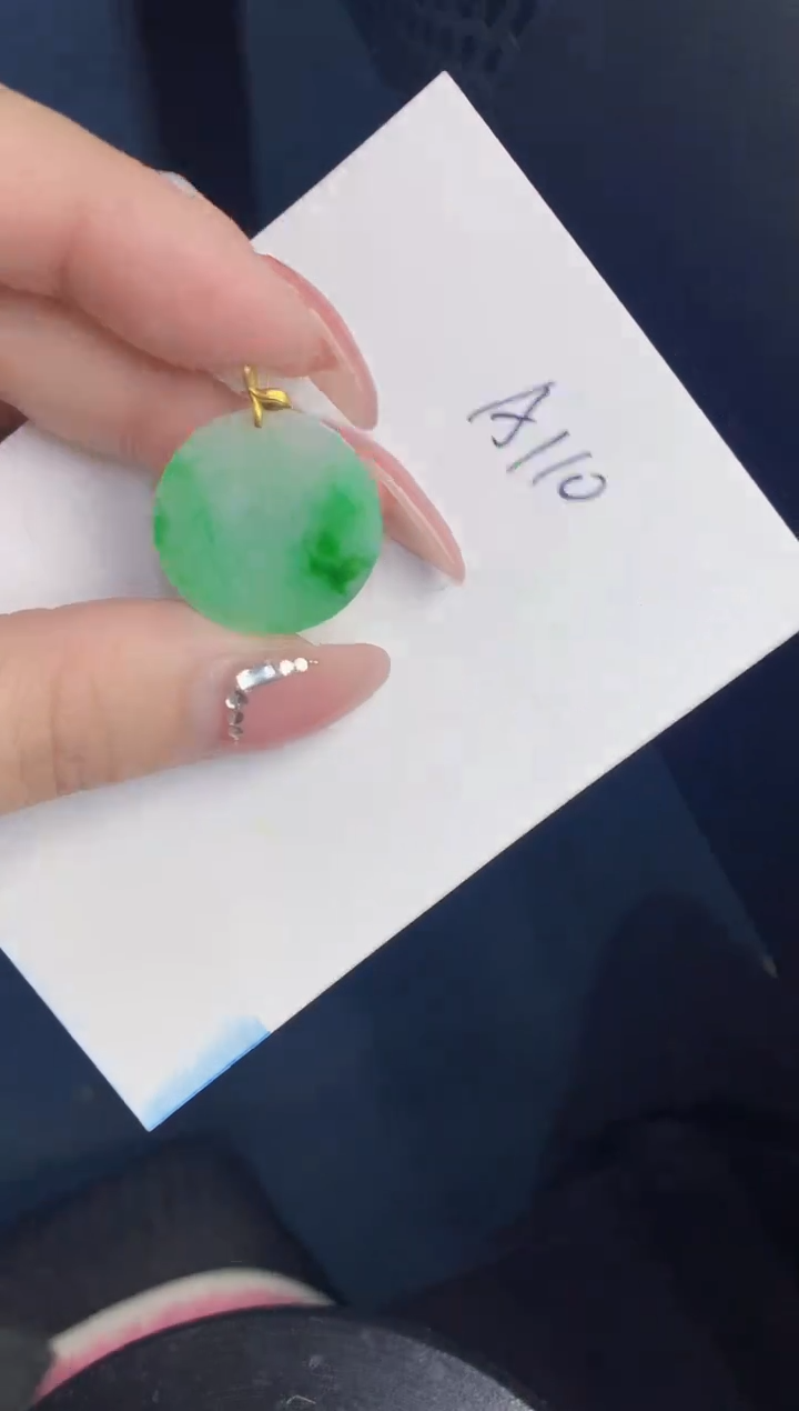 【闪购商品】翡翠颈饰18K金镶嵌000000000