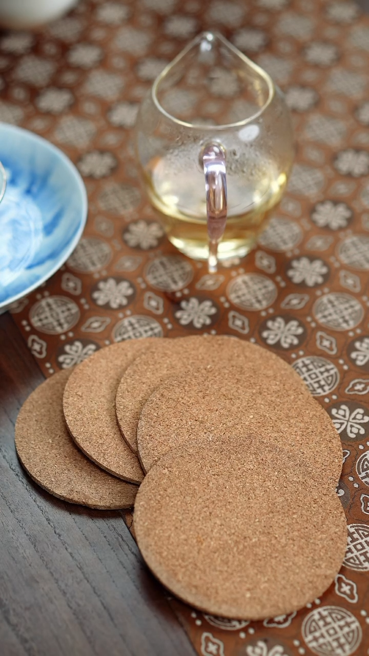 【闪购商品】闪购软木垫杯垫5片一组