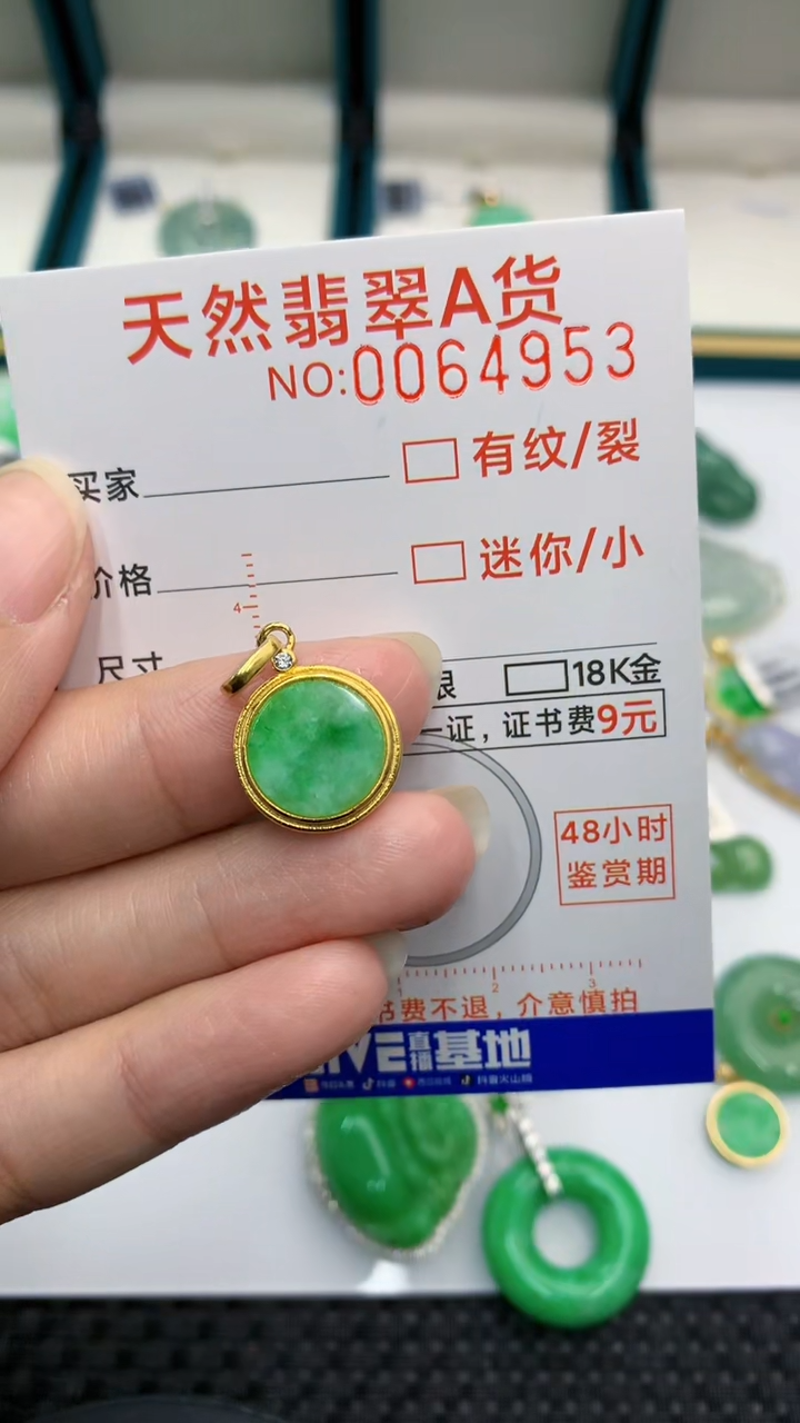 【闪购商品】翡翠颈饰银S925镶嵌            8