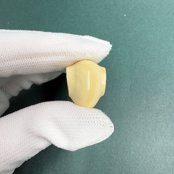 H5439天然猛犸牙 鲨鱼背三通 支持鉴定 假一罚四