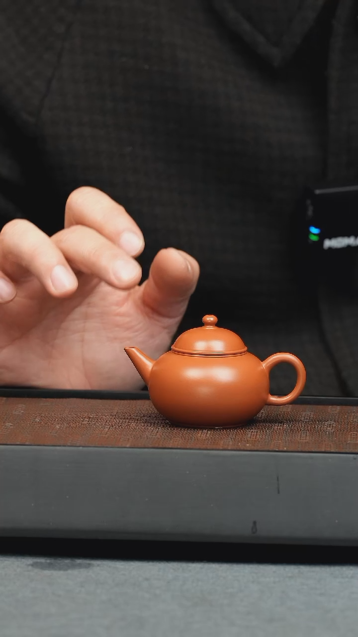 【闪购商品】紫砂茶壶五堂 秋水-潮州朱泥