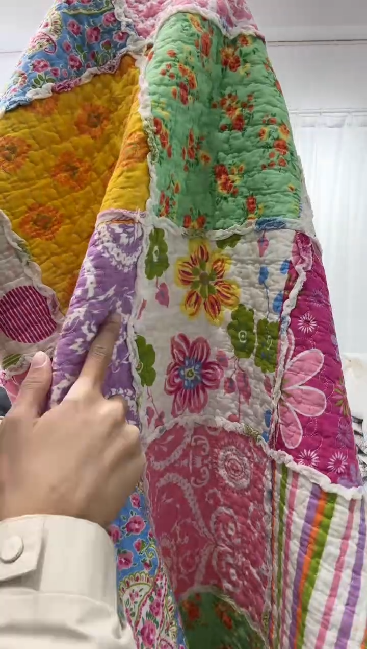 棉210*230纯棉床盖117号大瑕疵