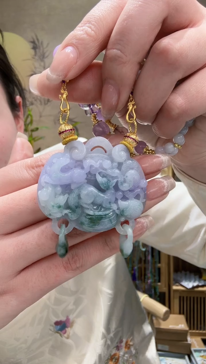 【闪购商品】翡翠颈饰未镶嵌吊坠