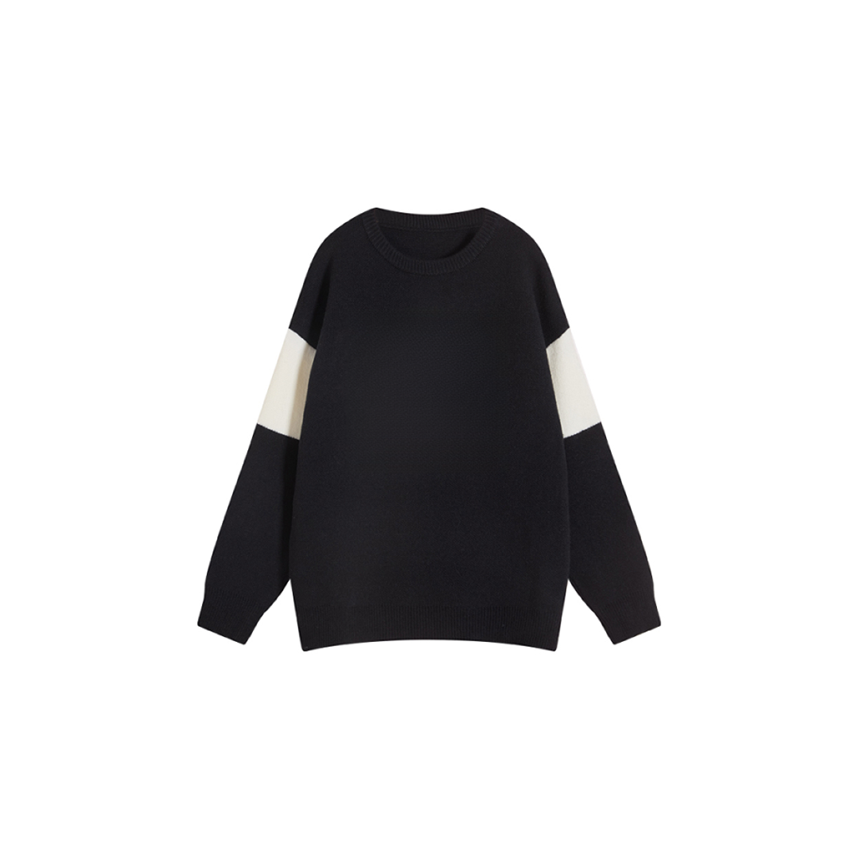 美式早秋潮流街头圆领针织衫女上衣时尚轻奢名媛23889黑卫衣