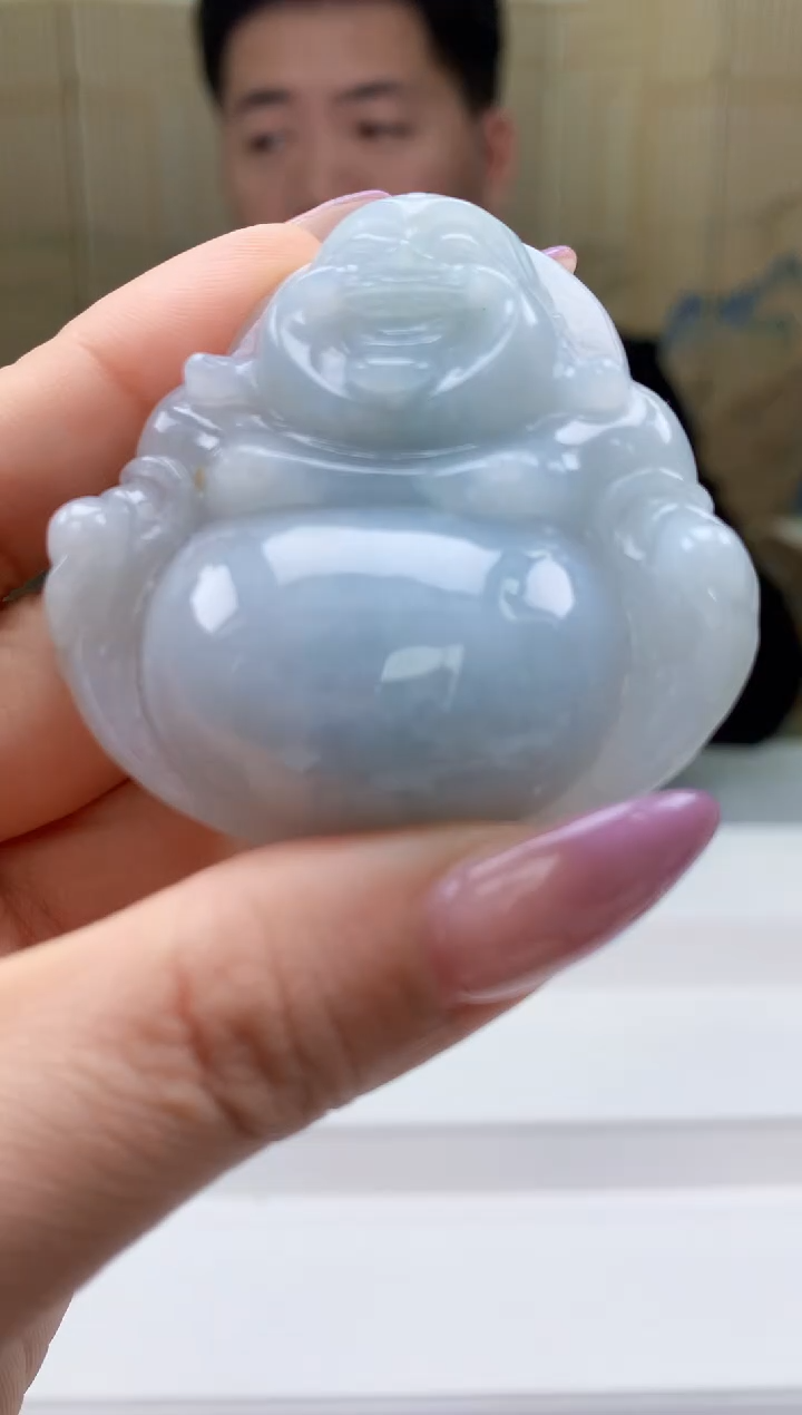 【闪购商品】定制翡翠未镶嵌4917ty-毛货挂件128