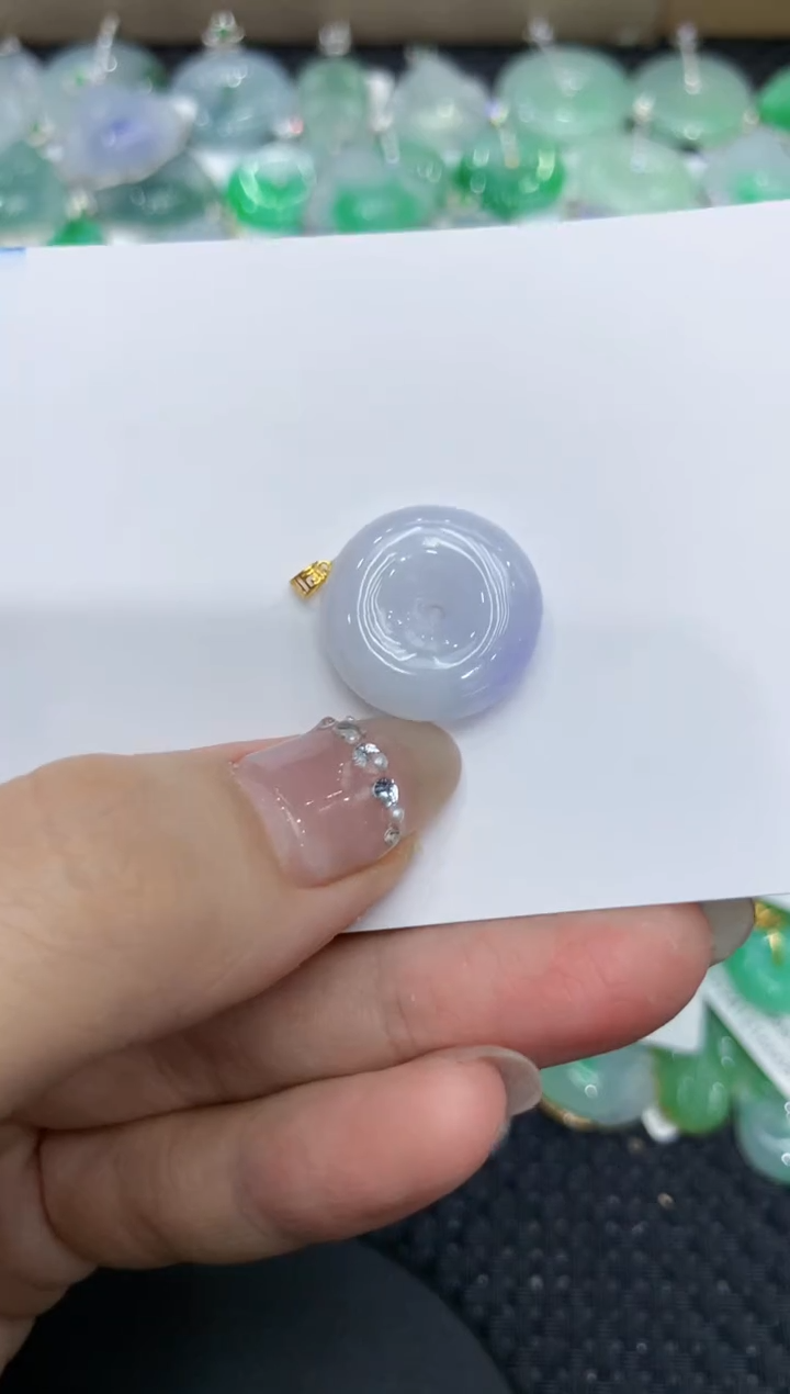 【闪购商品】翡翠颈饰18K金镶嵌 222222222