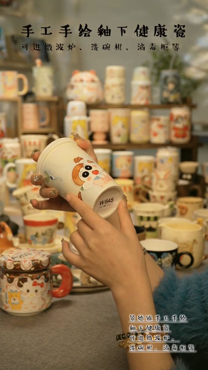 【闪购商品】杯景德镇手工手作陶瓷&W645