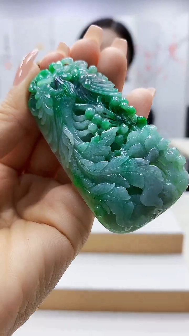 未镶嵌定制翡翠4812ty-毛货挂件21