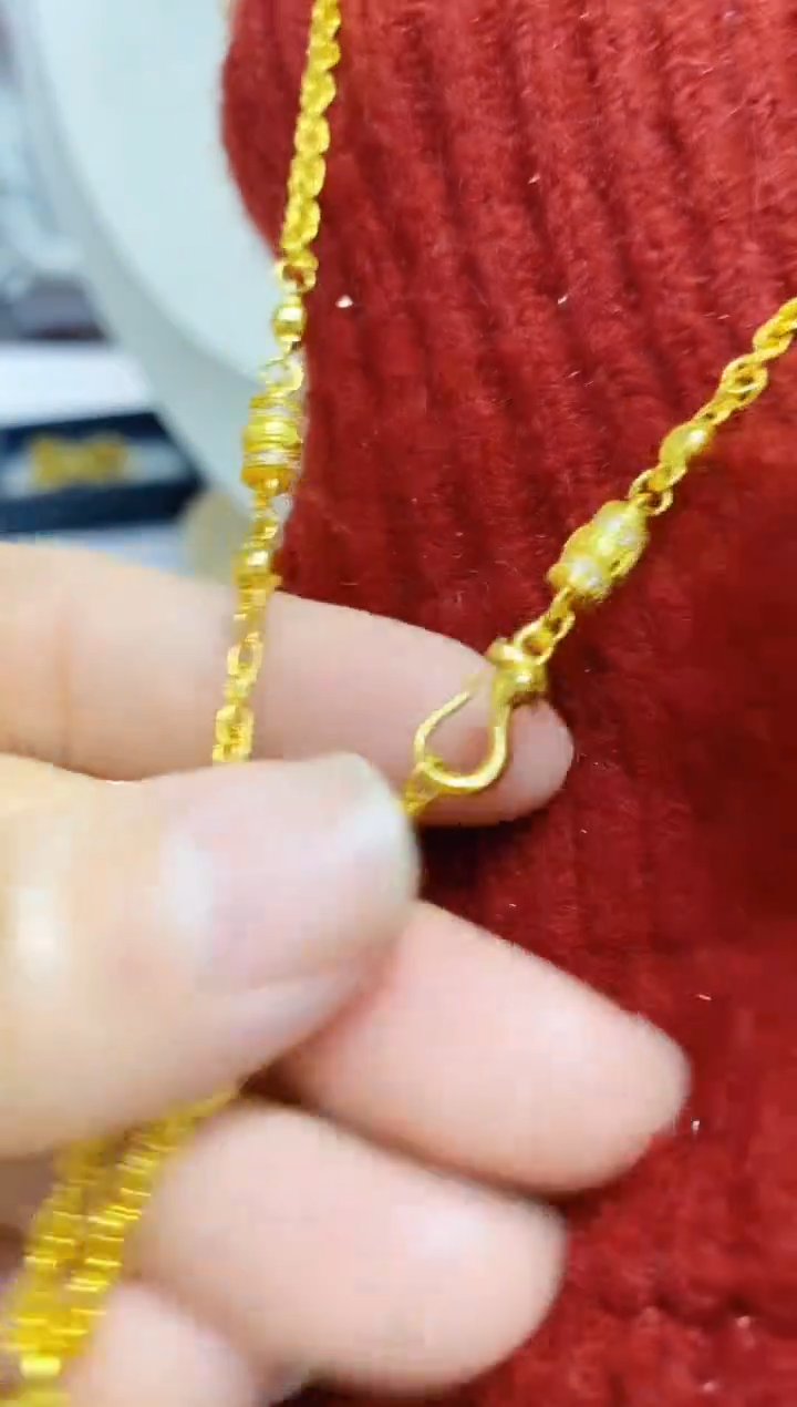 合金无016六字真言柱项链
