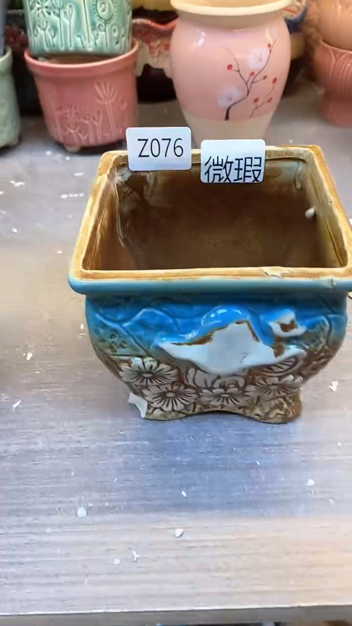 @@陶瓷多肉花盆Z076微瑕