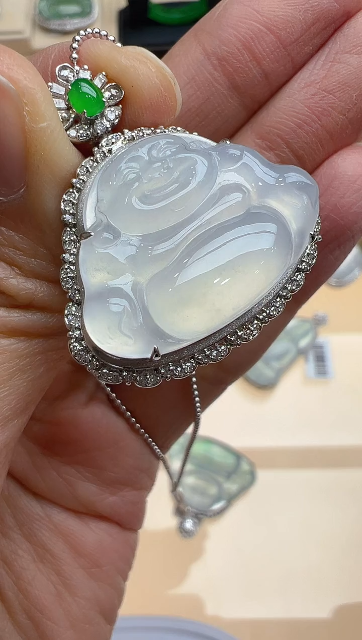 【闪购商品】翡翠吊坠(不含链)18K金镶嵌多样性团购发一件