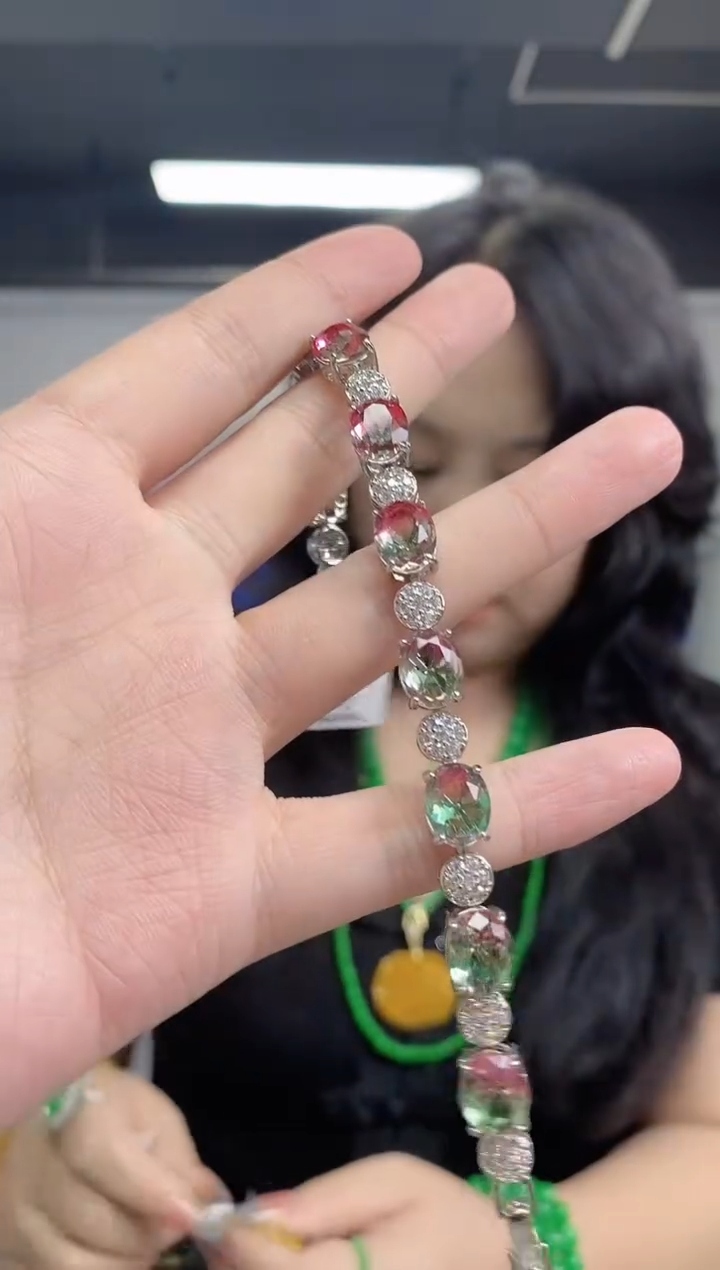 手串未镶嵌碧玺闪购链接多样性发其一颜色微差