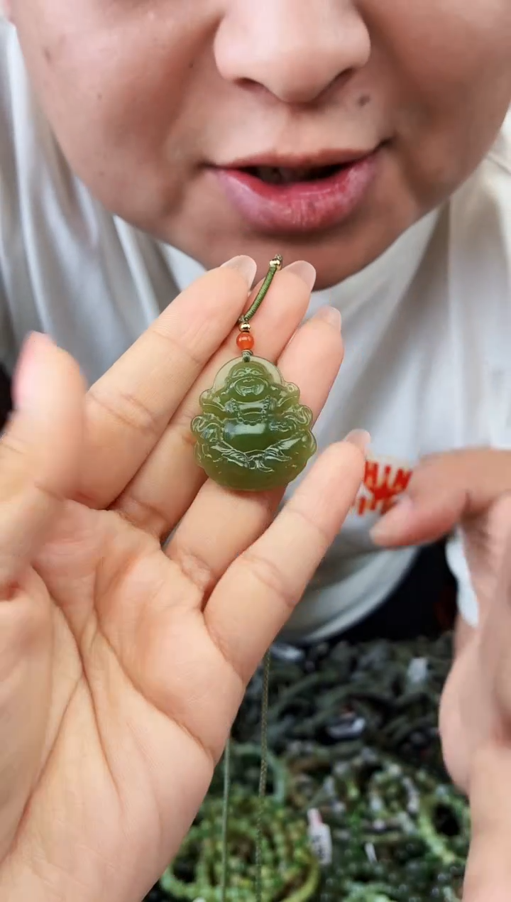 和田玉未镶嵌颈饰多样性发货拍一发一