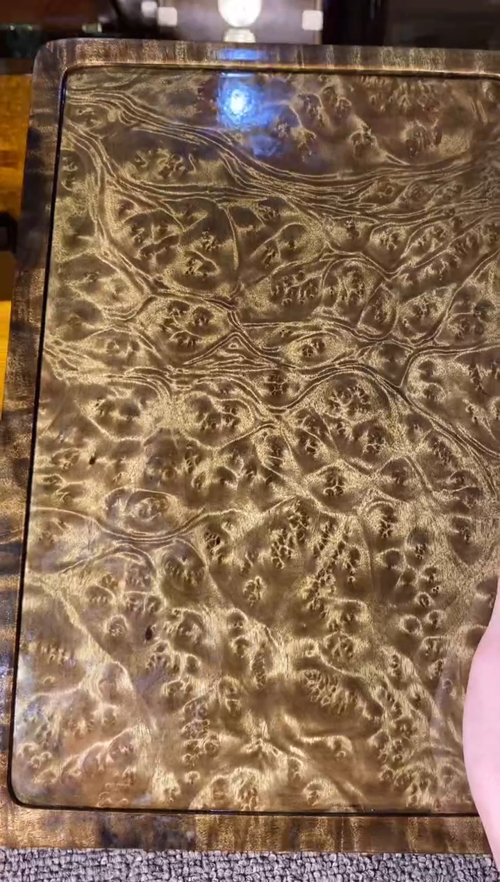 【闪购商品】金丝楠木艺阴沉文承盘F2