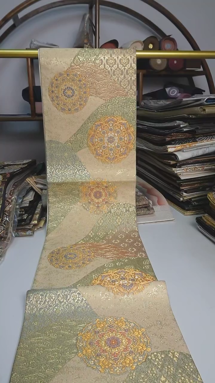 【闪购商品】织绣46西阵织六通宝相花