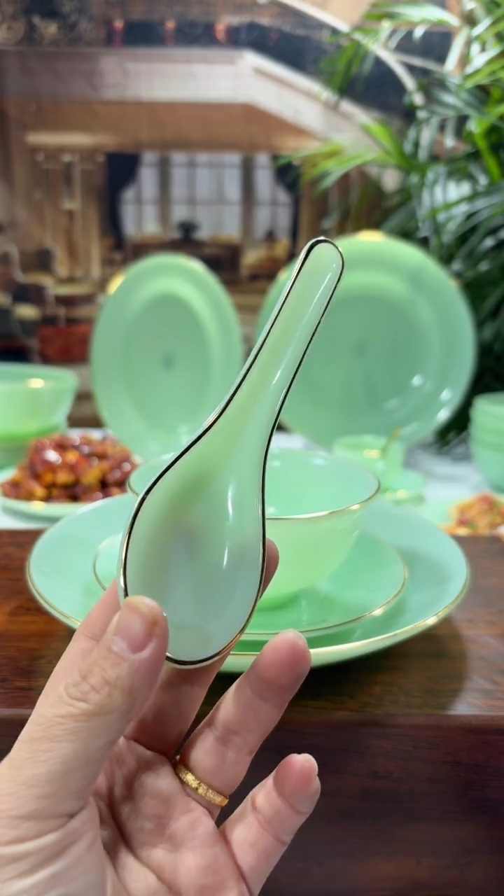 【闪购商品】...小汤勺玉瓷10个 【贝美】