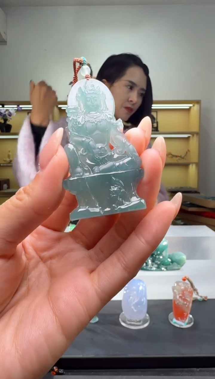 吊坠(不含链)未镶嵌翡翠度母（多样性发其一）