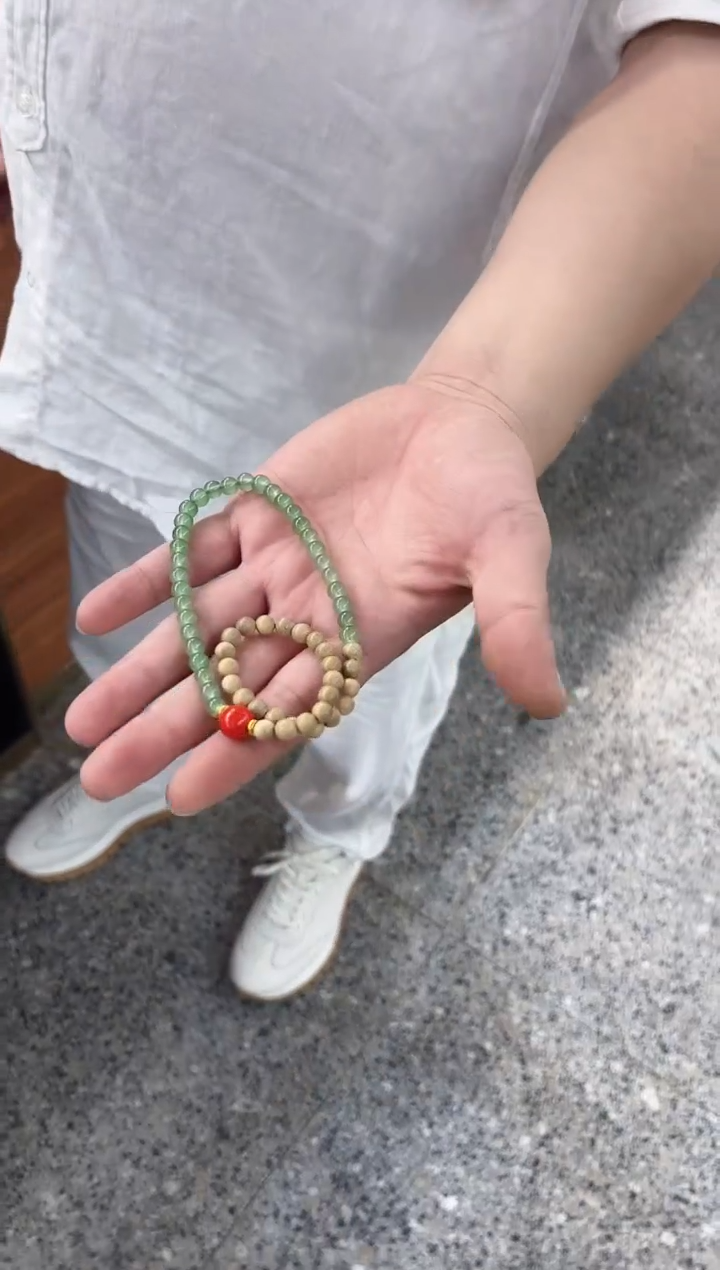 白玉菩提吊坠精品文玩手串