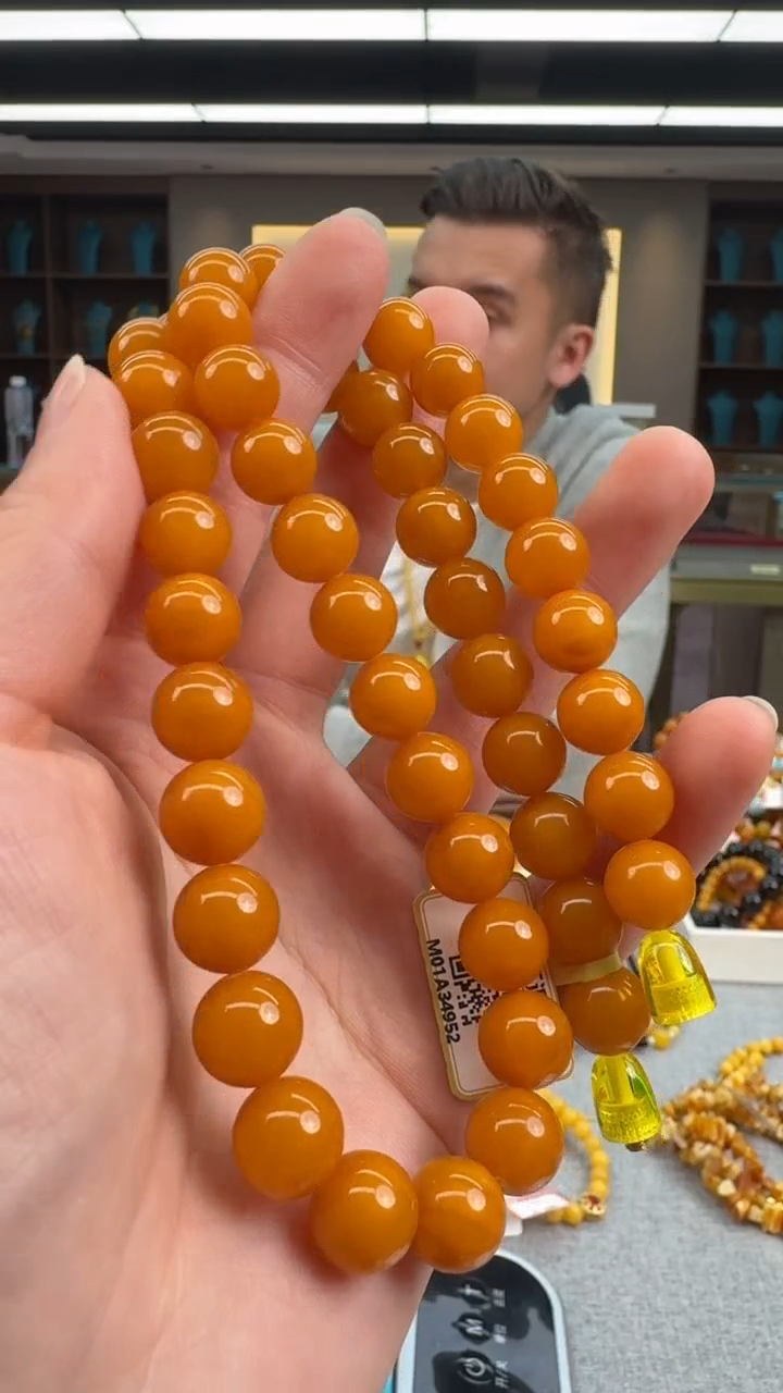 【闪购商品】琥珀颈饰未镶嵌秒拍号088