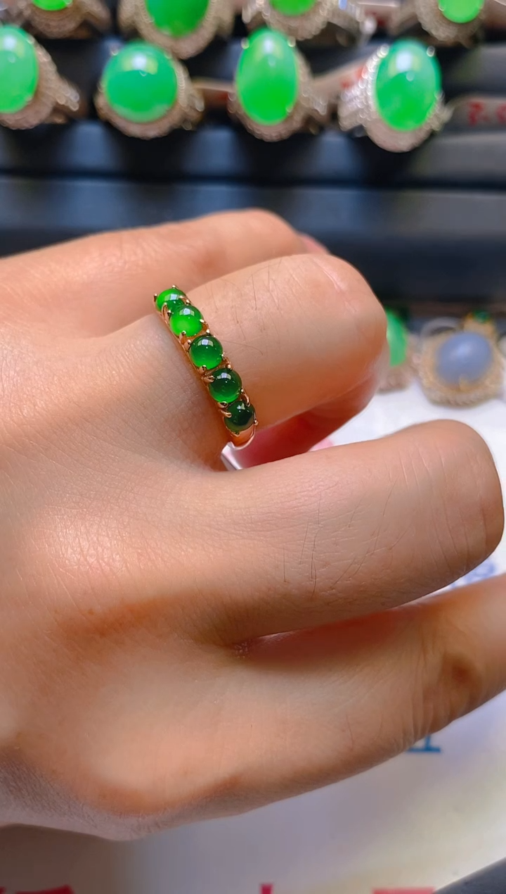 【闪购商品】翡翠耳饰银S925镶嵌天然A货翡翠1