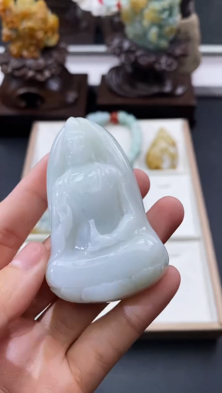 颈饰未镶嵌翡翠天然缅甸A货翡翠