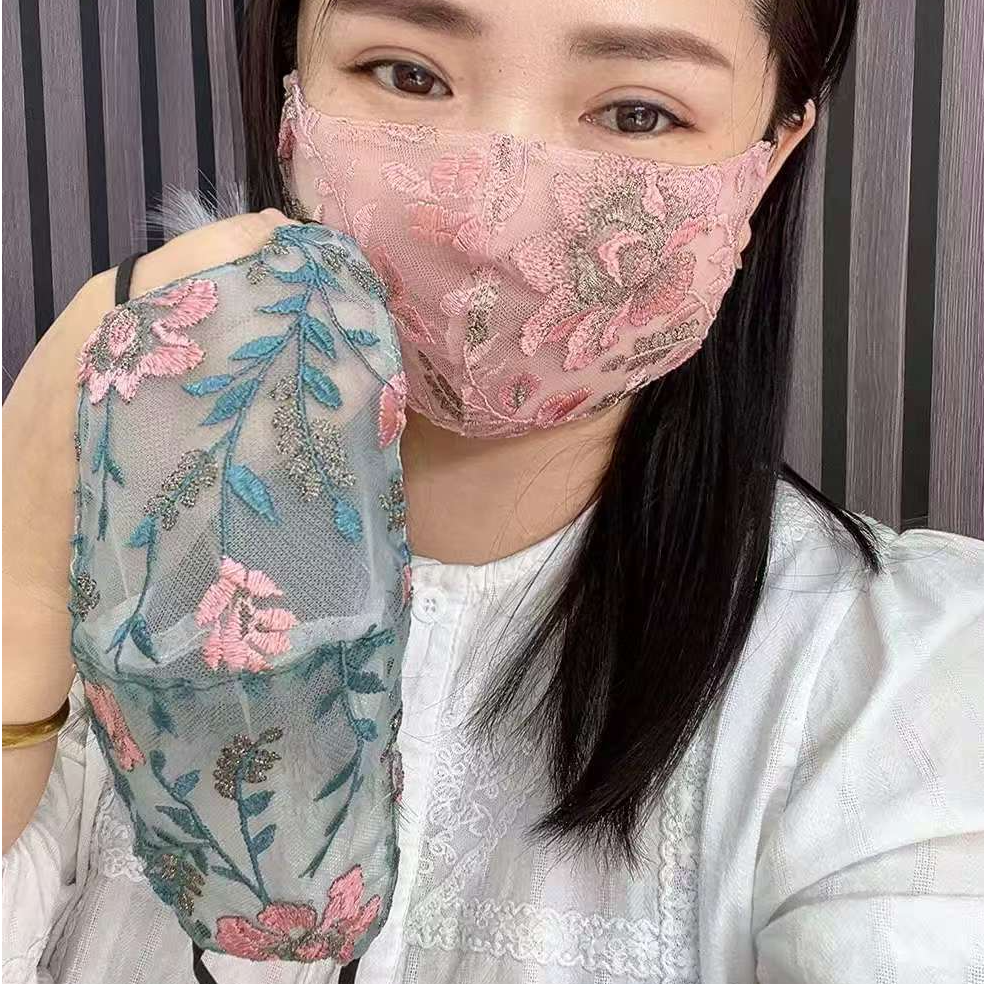 冰丝防晒口罩遮脸防紫外线纱凉感口罩防晒女防紫外线薄款爆款网红